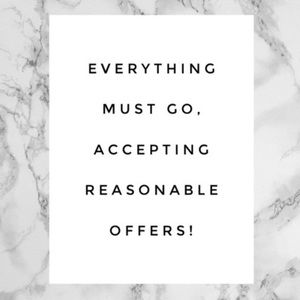 Reasonable Offers Only!🛍️🛒💗✨